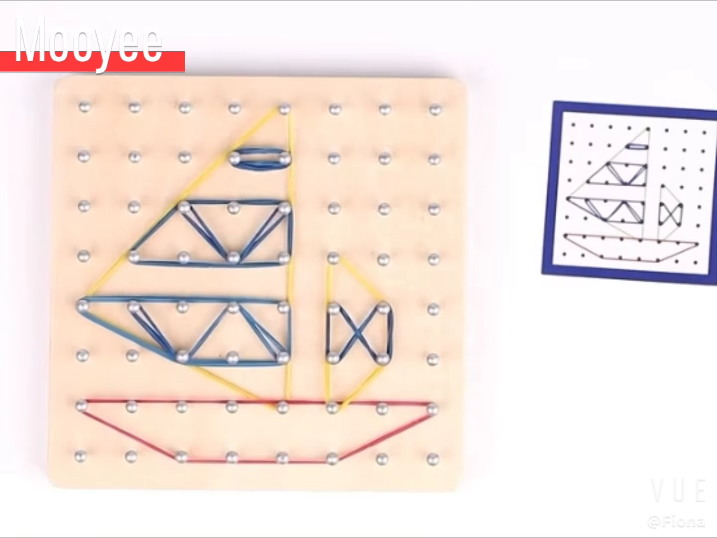 Hot Selling Montessori Wooden Geoboard – Customizable Logo, Intelligent Educational Toys for 5-7 Years
