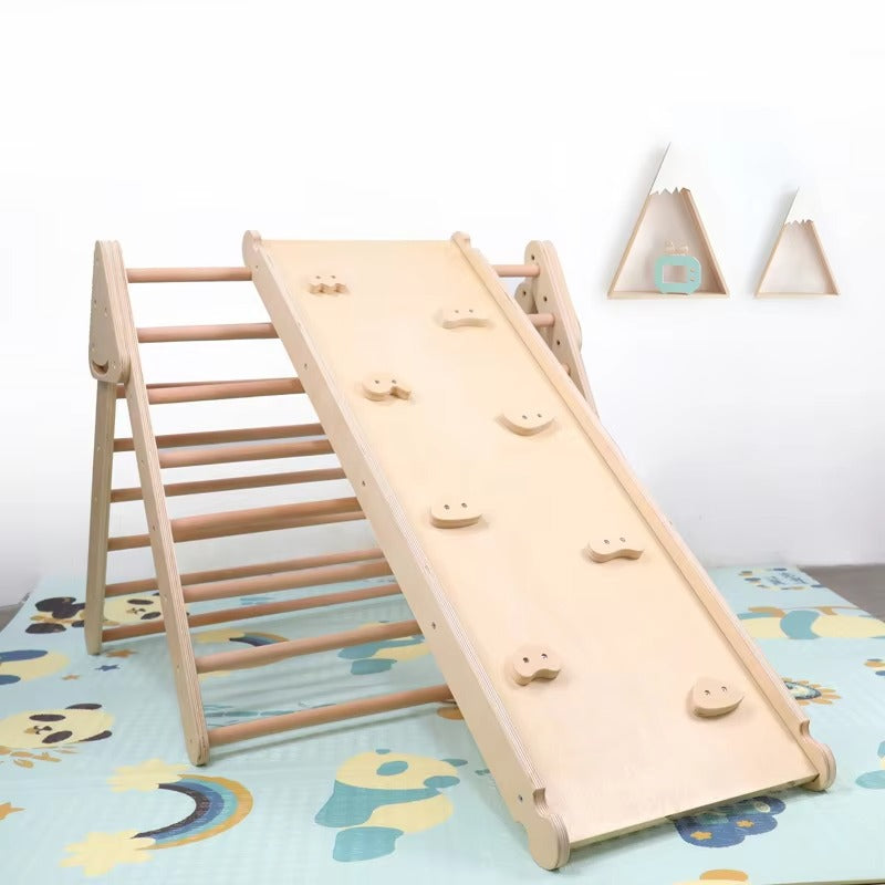 Baby Triangle Frame – INS Climbing Frame, Slide, Indoor Wooden Training Toy