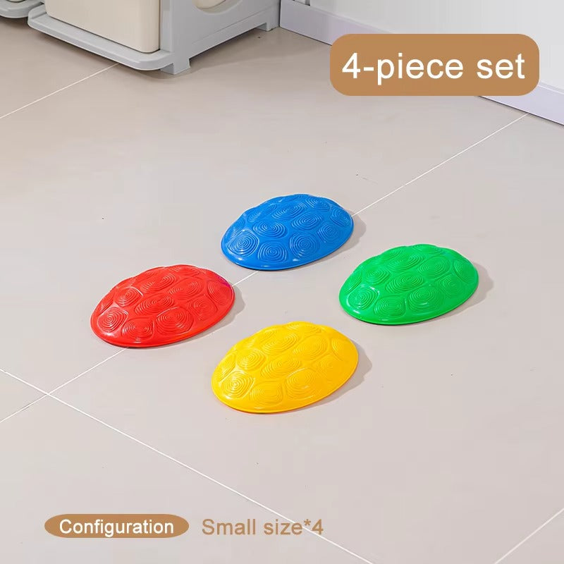Turtle Steps Balance Stepping Stones – Obstacle Course Game for Kids & Family, Indoor/Outdoor Sensory Play