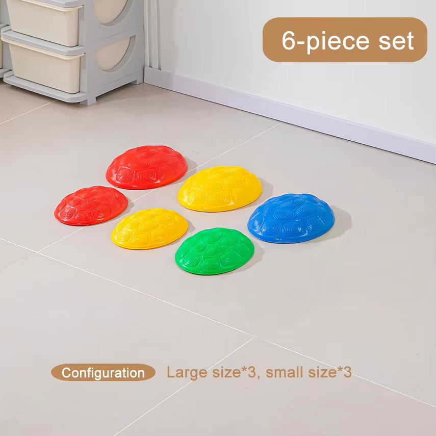 Turtle Steps Balance Stepping Stones – Obstacle Course Game for Kids & Family, Indoor/Outdoor Sensory Play