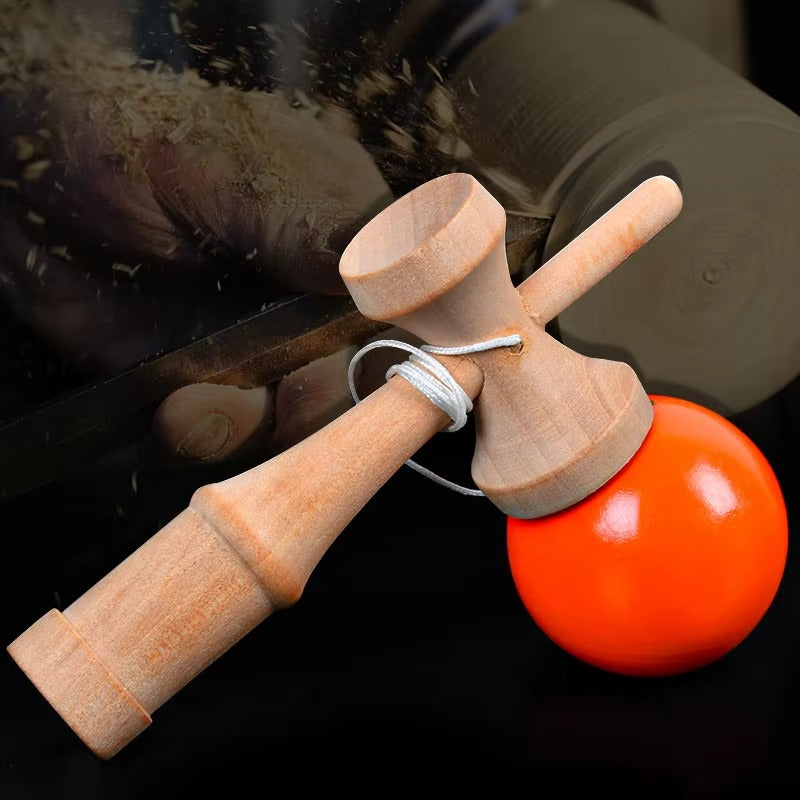 Wholesale Factory Mini Kendama – Colorful Wooden Toy (5-7 Years), Various Colors by Krom Jumbo Wood