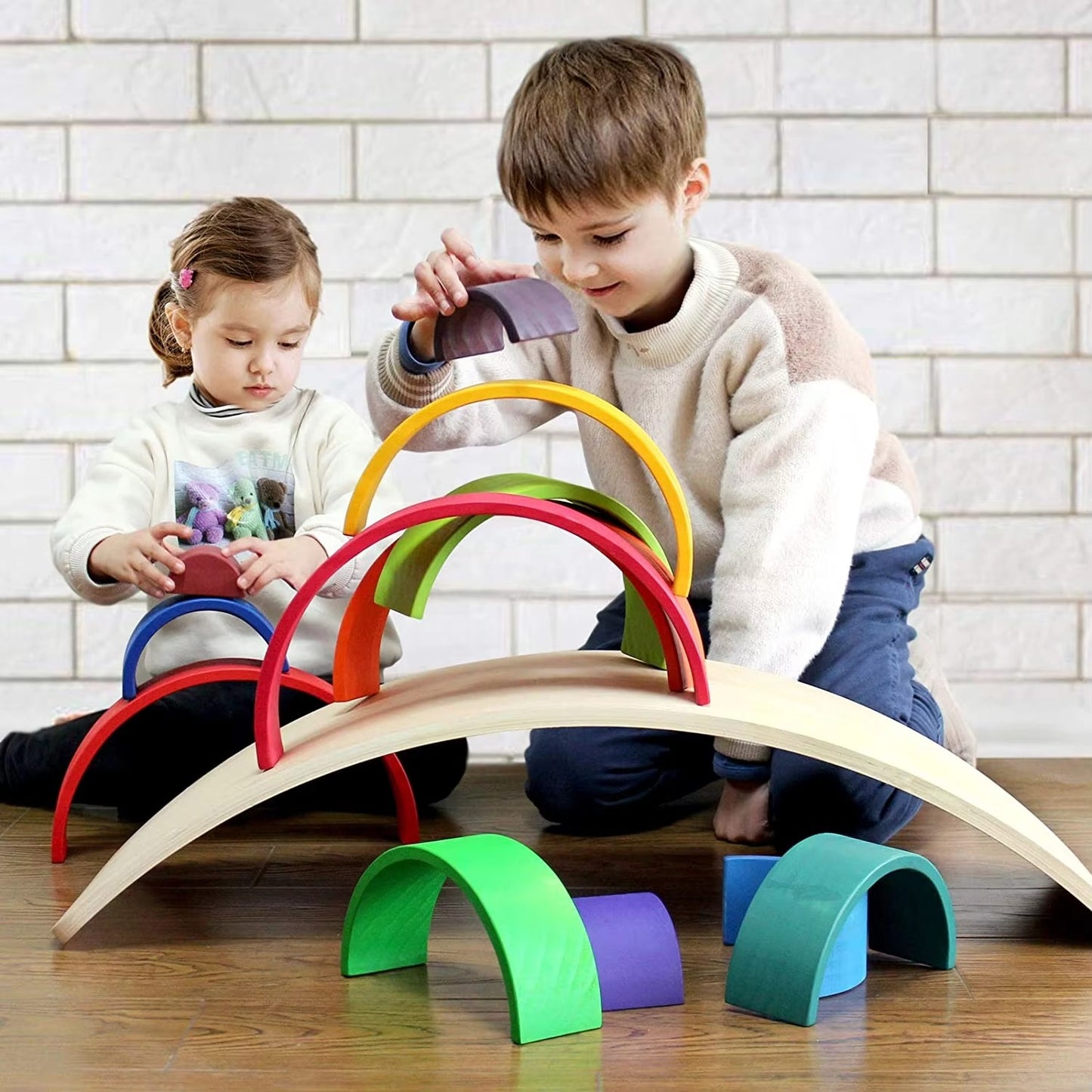 Hot Selling Eco-Friendly Colorful Balance Seesaw – Curvy Training Board for Kids' Sensory & Body Exercise