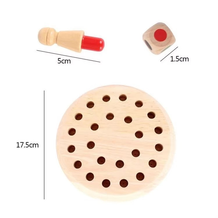 Customizable Educational Building Blocks Memory Chess – Children's Logical Thinking & Fine Motor Skills