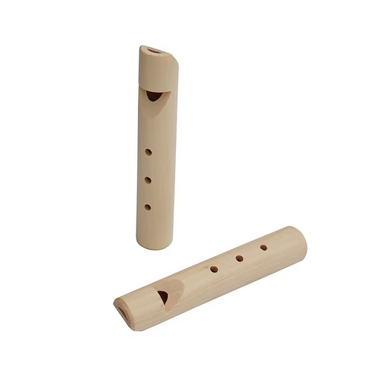 Manufacturer Supplies Creative Wooden Three-Hole Flute Whistle – Toddler Toy, Kids' Orff Wind Instrument