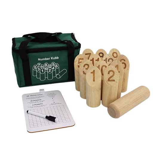Finland Kubb Toss – Eco-Friendly Bamboo Outdoor Lawn Toy, Family Fun, In Stock!