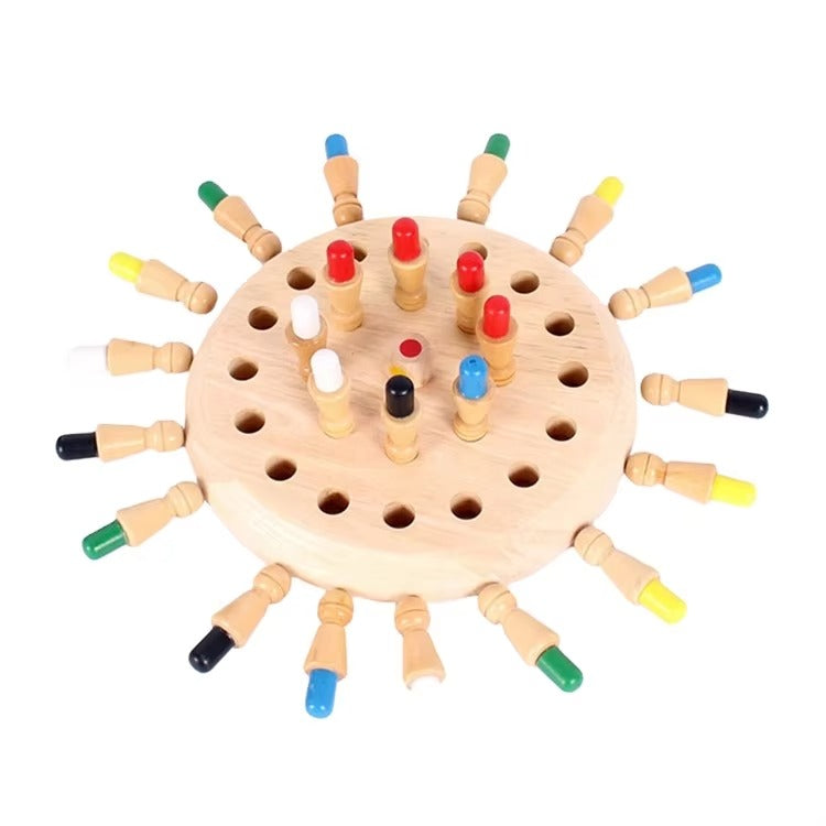 Customizable Educational Building Blocks Memory Chess – Children's Logical Thinking & Fine Motor Skills