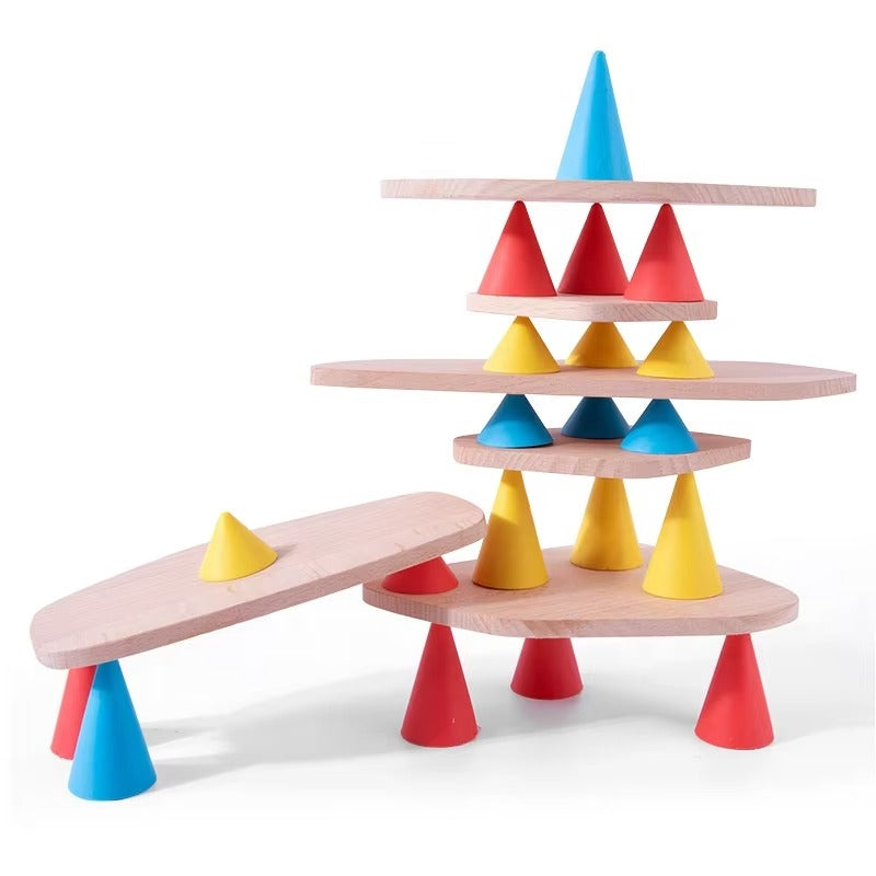 5-7 Years Educational Wooden Master Balance Tower – Stacking & Construction Blocks for Kids