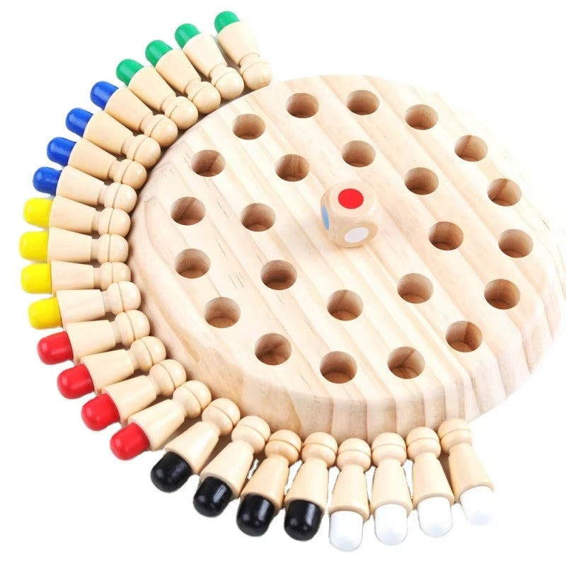 Customizable Educational Building Blocks Memory Chess – Children's Logical Thinking & Fine Motor Skills