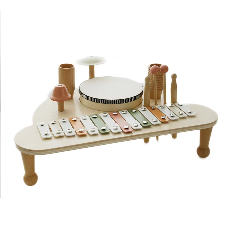 Montessori-Inspired Drums & Percussion – Music Puzzle, Early Learning Noise Makers