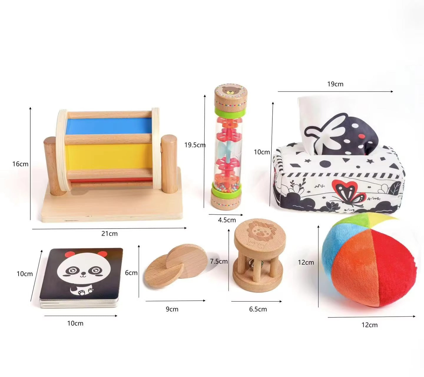 Montessori Play Kits for Kids – Love Play Kit, 0-6 Month Educational Box Set, Montessori Toy